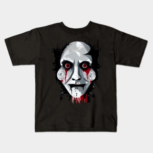 Jigsaw Billy The Puppet Kids T-Shirt